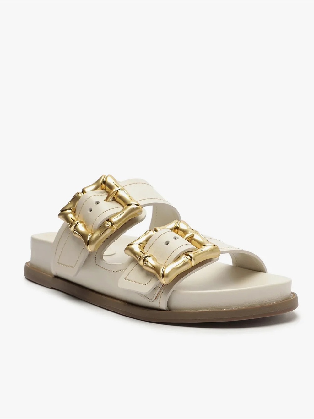 Schutz Enola Sporty Sandal in Pearl White